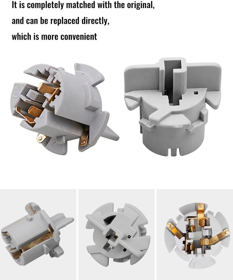 TIKSCIENCE Brake Light Socket Fit for Toyota Highlander 2001-2005 Limited Base Sport 2006-2007 Rear Driver and Passenger Side Tail Brake Light Plug Socket Replace 90075‑60033 - Image 5
